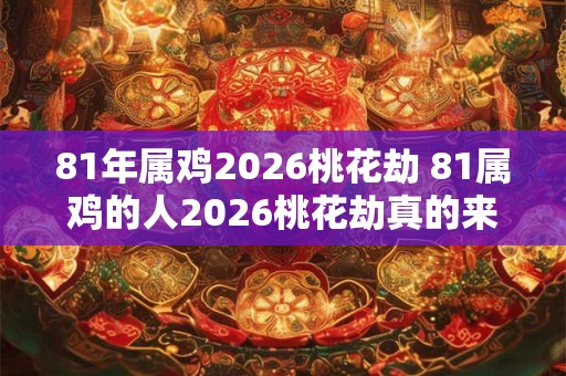 81年属鸡2026桃花劫 81属鸡的人2026桃花劫真的来了吗