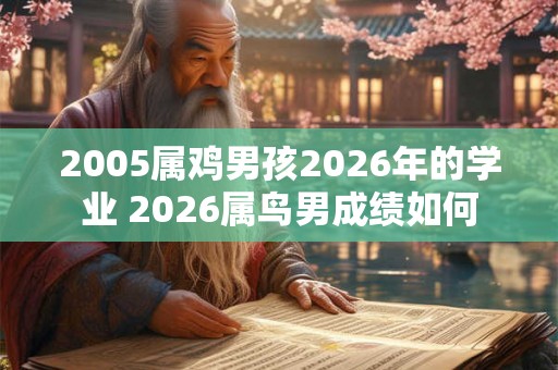 2005属鸡男孩2026年的学业 2026属鸟男成绩如何 2005属鸡男孩2026年的学业 2026属鸟男成绩如何
