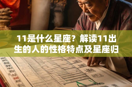 11是什么星座？解读11出生的人的性格特点及星座归属