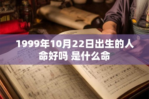 1999年10月22日出生的人命好吗 是什么命 1999年10月22日出生的人命好吗 是什么命