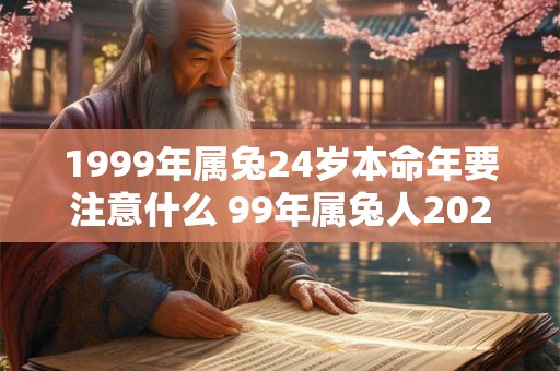 1999年属兔24岁本命年要注意什么 99年属兔人2026年幸运色