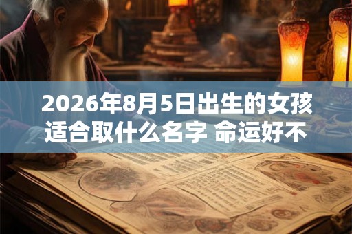 2026年8月5日出生的女孩适合取什么名字 命运好不好 2026年8月5日出生的女孩适合取什么名字 命运好不好