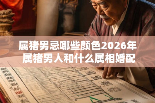 属猪男忌哪些颜色2026年 属猪男人和什么属相婚配最吉利