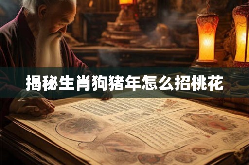 揭秘生肖狗猪年怎么招桃花
