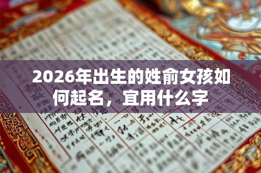 2026年出生的姓俞女孩如何起名,宜用什么字 2026年出生的姓俞女孩如何起名,宜用什么字