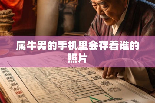 属牛男的手机里会存着谁的照片