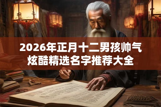 2026年正月十二男孩帅气炫酷精选名字推荐大全