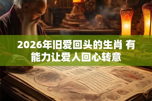 2026年旧爱回头的生肖 有能力让爱人回心转意