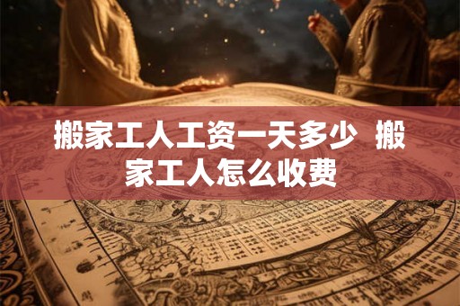 搬家工人工资一天多少 搬家工人怎么收费 搬家工人工资一天多少 搬家工人怎么收费
