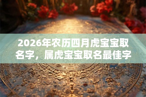 2026年农历四月虎宝宝取名字，属虎宝宝取名最佳字
