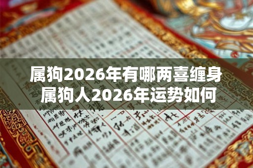 属狗2026年有哪两喜缠身 属狗人2026年运势如何 属狗2026年有哪两喜缠身 属狗人2026年运势如何