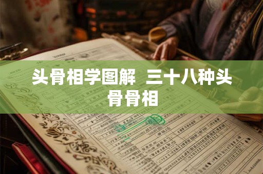头骨相学图解  三十八种头骨骨相