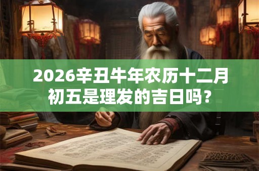 2026辛丑牛年农历十二月初五是理发的吉日吗？