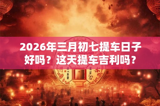 2026年三月初七提车日子好吗？这天提车吉利吗？