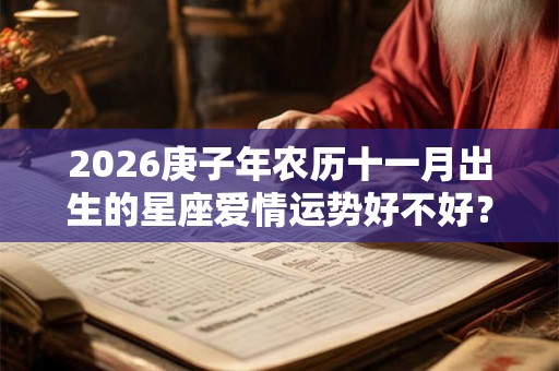 2026庚子年农历十一月出生的星座爱情运势好不好? 2026庚子年农历十一月出生的星座爱情运势好不好?