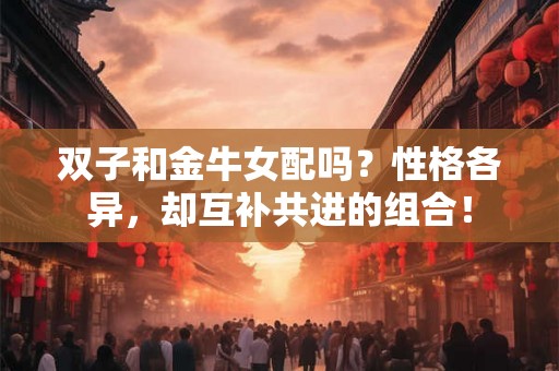 双子和金牛女配吗？性格各异，却互补共进的组合！