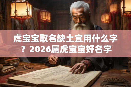 虎宝宝取名缺土宜用什么字？2026属虎宝宝好名字