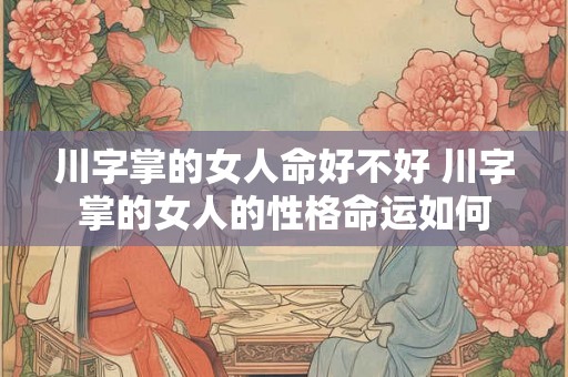 川字掌的女人命好不好 川字掌的女人的性格命运如何