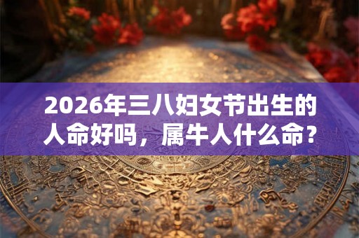 2026年三八妇女节出生的人命好吗,属牛人什么命? 2026年三八妇女节出生的人命好吗,属牛人什么命?