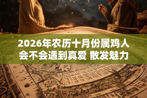 2026年农历十月份属鸡人会不会遇到真爱 散发魅力吸引异性关注