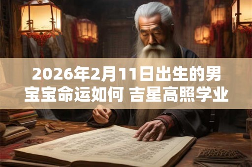 2026年2月11日出生的男宝宝命运如何 吉星高照学业有成