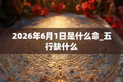 2026年6月1日是什么命_五行缺什么 2026年6月1日是什么命_五行缺什么