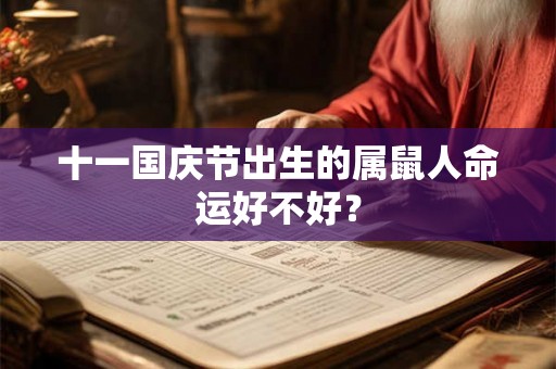 十一国庆节出生的属鼠人命运好不好？