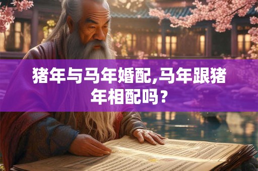 猪年与马年婚配,马年跟猪年相配吗？