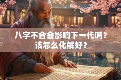 八字不合会影响下一代吗？该怎么化解好？