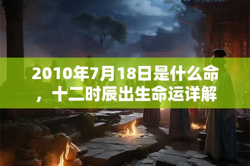 2010年7月18日是什么命，十二时辰出生命运详解