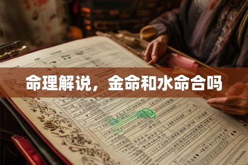 命理解说，金命和水命合吗