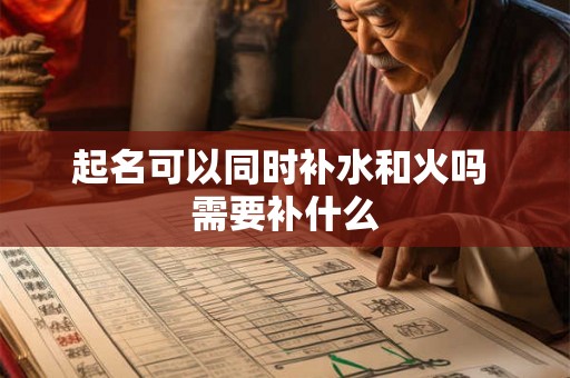 起名可以同时补水和火吗 需要补什么 起名可以同时补水和火吗 需要补什么
