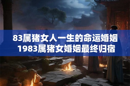 83属猪女人一生的命运婚姻 1983属猪女婚姻最终归宿