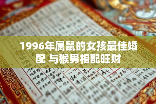 1996年属鼠的女孩最佳婚配 与猴男相配旺财 1996年属鼠的女孩最佳婚配 与猴男相配旺财