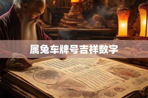 属兔车牌号吉祥数字 属兔车牌号吉祥数字