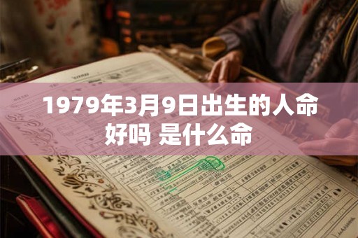 1979年3月9日出生的人命好吗 是什么命