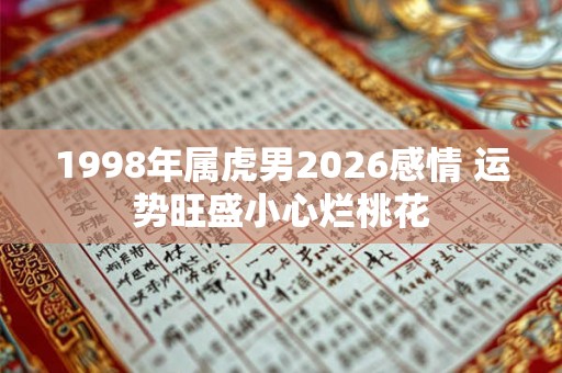 1998年属虎男2026感情 运势旺盛小心烂桃花