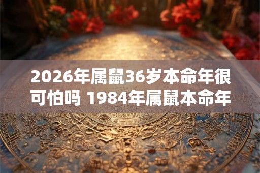 2026年属鼠36岁本命年很可怕吗 1984年属鼠本命年运势