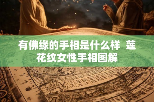 有佛缘的手相是什么样 莲花纹女性手相图解 有佛缘的手相是什么样 莲花纹女性手相图解