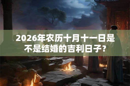 2026年农历十月十一日是不是结婚的吉利日子？