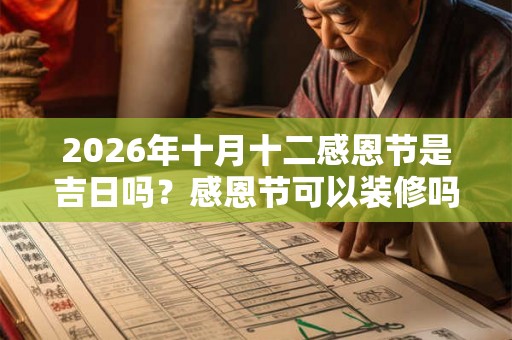 2026年十月十二感恩节是吉日吗?感恩节可以装修吗? 2026年十月十二感恩节是吉日吗?感恩节可以装修吗?