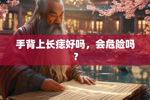手背上长痣好吗,会危险吗? 手背上长痣好吗,会危险吗?