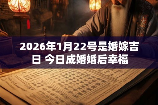 2026年1月22号是婚嫁吉日 今日成婚婚后幸福 2026年1月22号是婚嫁吉日 今日成婚婚后幸福