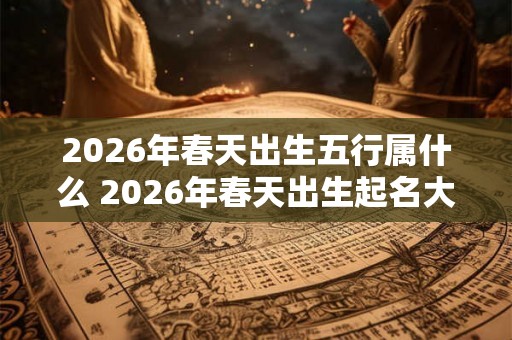 2026年春天出生五行属什么 2026年春天出生起名大全