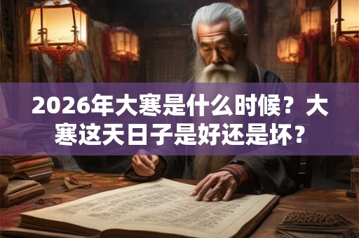 2026年大寒是什么时候？大寒这天日子是好还是坏？