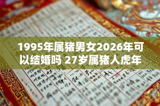 1995年属猪男女2026年可以结婚吗 27岁属猪人虎年结婚要注意什么