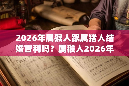 2026年属猴人跟属猪人结婚吉利吗？属猴人2026年幸运色是什么？