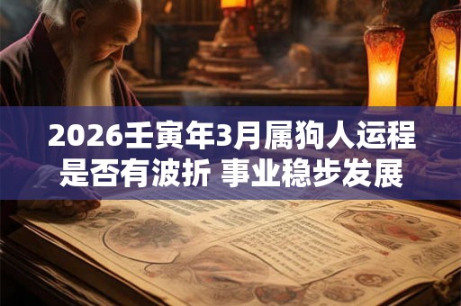 2026壬寅年3月属狗人运程是否有波折 事业稳步发展