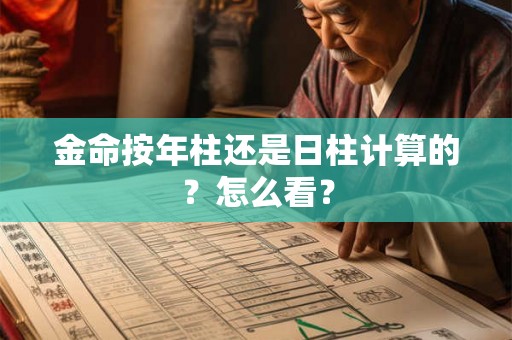 金命按年柱还是日柱计算的？怎么看？