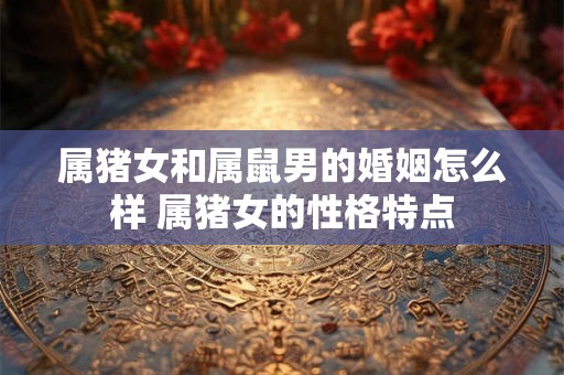 属猪女和属鼠男的婚姻怎么样 属猪女的性格特点